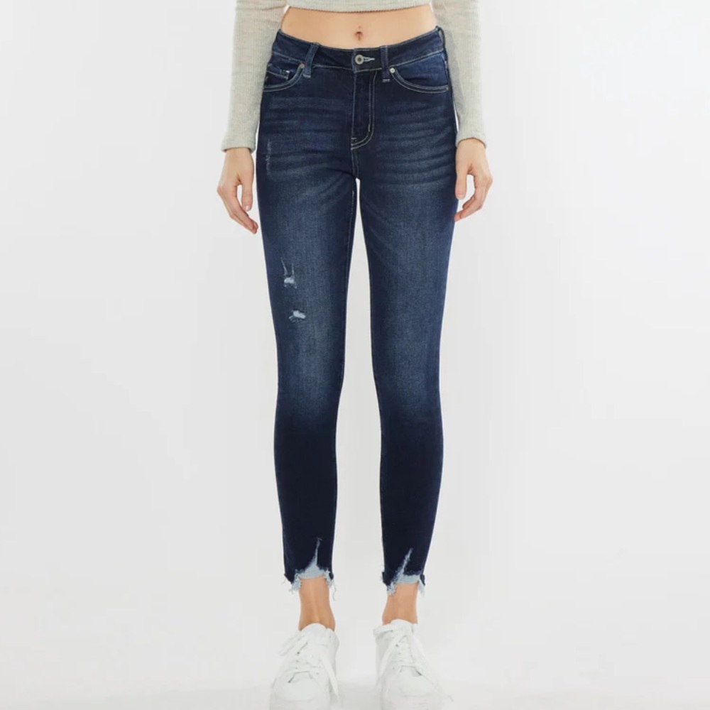 KanCan Aiya High Rise Ankle Skinny Jeans